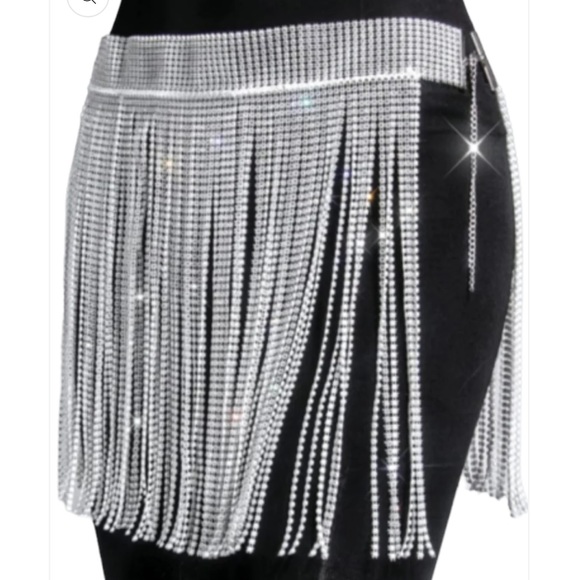 NEW Sparkling Bling Swarovski Crystal Rhinestone Skirt - Picture 1 of 1